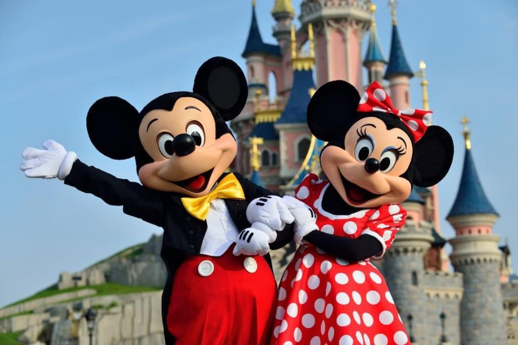 L'Olivier Centre Ville Parking Disneyland 4 Personnes Et 1 Bebe Bailly-Romainvilliers Bagian luar foto